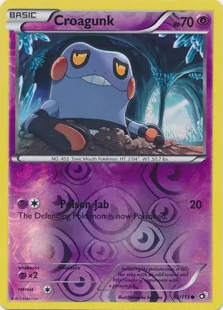 Legendary Treasures Croagunk #62/113 reverse holo